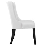 Baronet Button Tufted Fabric Dining Chair by Lefancy