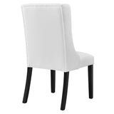 Baronet Button Tufted Fabric Dining Chair by Lefancy