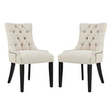 Regent Fabric Dining Side Chair Set of 2 by Lefancy