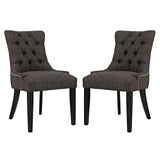 Regent Fabric Dining Side Chair Set of 2 by Lefancy