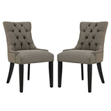 Regent Fabric Dining Side Chair Set of 2 by Lefancy