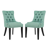 Regent Fabric Dining Side Chair Set of 2 by Lefancy