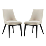 Viscount Fabric Dining Side Chair Set of 2 by Lefancy