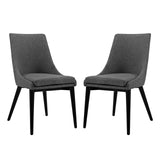 Viscount Fabric Dining Side Chair Set of 2 by Lefancy