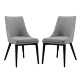 Viscount Fabric Dining Side Chair Set of 2 by Lefancy