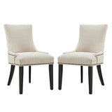 Marquis Fabric Dining Side Chair Set of 2 by Lefancy