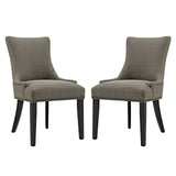 Marquis Fabric Dining Side Chair Set of 2 by Lefancy