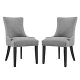 Marquis Fabric Dining Side Chair Set of 2 by Lefancy