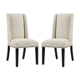 Baron Fabric Dining Chair Set of 2 by Lefancy