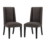 Baron Fabric Dining Chair Set of 2 by Lefancy