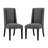 Baron Fabric Dining Chair Set of 2 by Lefancy