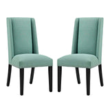 Baron Fabric Dining Chair Set of 2 by Lefancy