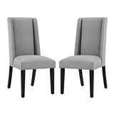 Baron Fabric Dining Chair Set of 2 by Lefancy