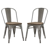 Promenade Dining Side Chair Set of 2 by Lefancy