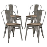 Promenade Dining Side Chair Set of 4 by Lefancy