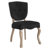 Array Vintage French Performance Velvet Dining Side Chair by Lefancy