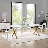 Sector Dining Table by Lefancy