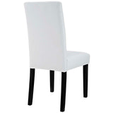 Confer Vinyl Dining Side Chair Set of 2 by Lefancy