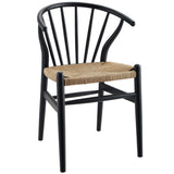 Flourish Spindle Wood Dining Side Chair by Lefancy