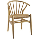 Flourish Spindle Wood Dining Side Chair by Lefancy