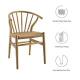 Flourish Spindle Wood Dining Side Chair by Lefancy