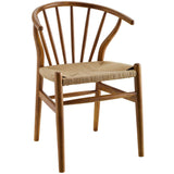 Flourish Spindle Wood Dining Side Chair by Lefancy