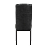 Perdure Vinyl Dining Chairs Set of 4 by Lefancy