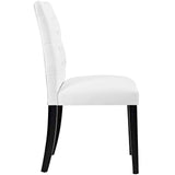 Duchess Vinyl Dining Chair Set of 2 by Lefancy