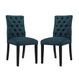 Duchess Fabric Dining Chair Set of 2 by Lefancy