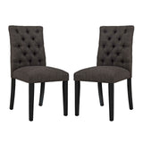 Duchess Fabric Dining Chair Set of 2 by Lefancy