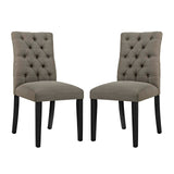 Duchess Fabric Dining Chair Set of 2 by Lefancy