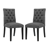 Duchess Fabric Dining Chair Set of 2 by Lefancy