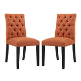 Duchess Fabric Dining Chair Set of 2 by Lefancy