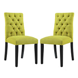 Duchess Fabric Dining Chair Set of 2 by Lefancy