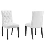 Duchess Fabric Dining Chair Set of 2 by Lefancy