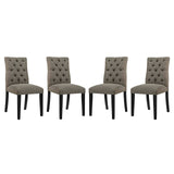 Duchess Fabric Dining Chair Set of 4 by Lefancy