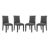 Duchess Fabric Dining Chair Set of 4 by Lefancy