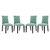 Duchess Fabric Dining Chair Set of 4 by Lefancy