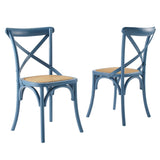 Gear Dining Side Chair Set of 2 by Lefancy