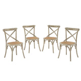 Gear Dining Side Chair Set of 4 by Lefancy