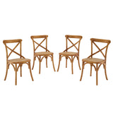 Gear Dining Side Chair Set of 4 by Lefancy