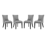 Marquis Fabric Dining Chair Set of 4 by Lefancy