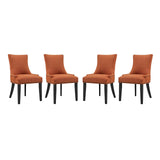 Marquis Fabric Dining Chair Set of 4 by Lefancy