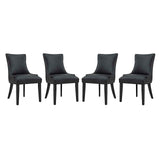 Marquis Faux Leather Dining Chair Set of 4 by Lefancy