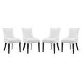 Marquis Faux Leather Dining Chair Set of 4 by Lefancy