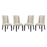 Baron Fabric Dining Chair Set of 4 by Lefancy