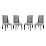 Baron Fabric Dining Chair Set of 4 by Lefancy