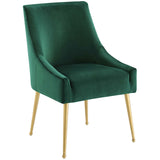 Discern Upholstered Performance Velvet Dining Chair by Lefancy