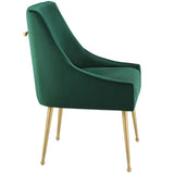 Discern Upholstered Performance Velvet Dining Chair by Lefancy