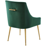 Discern Upholstered Performance Velvet Dining Chair by Lefancy